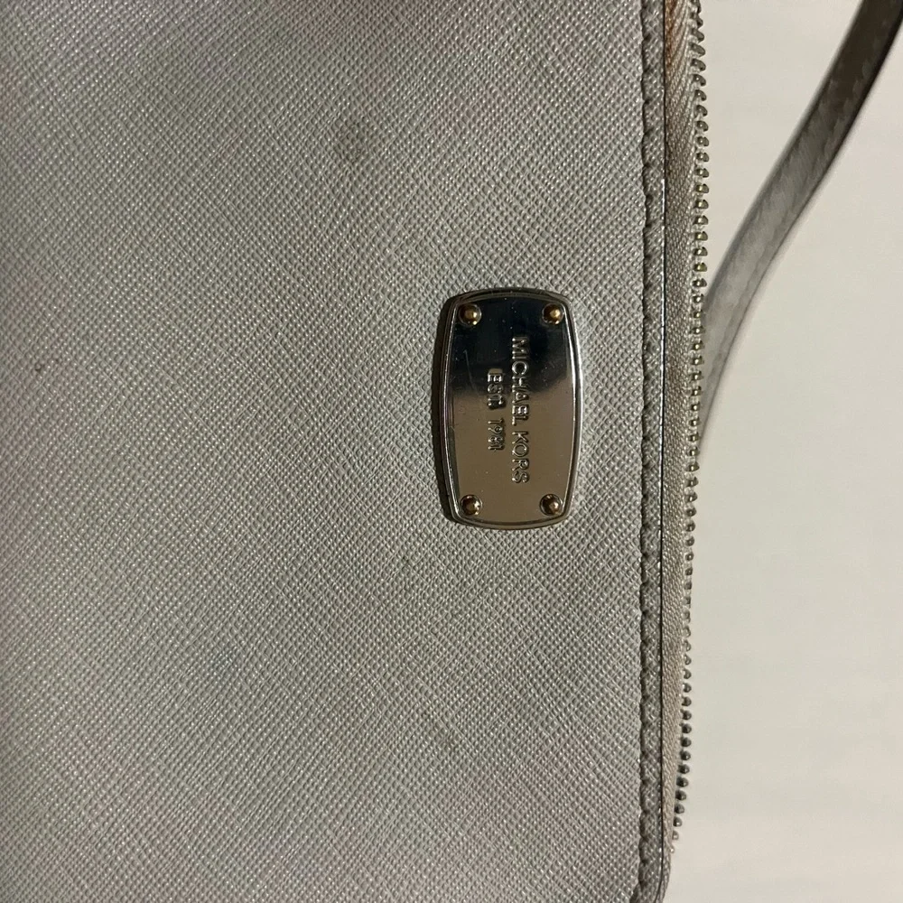 Michael Kors Gray Wristlet